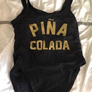 One piece bathing suit